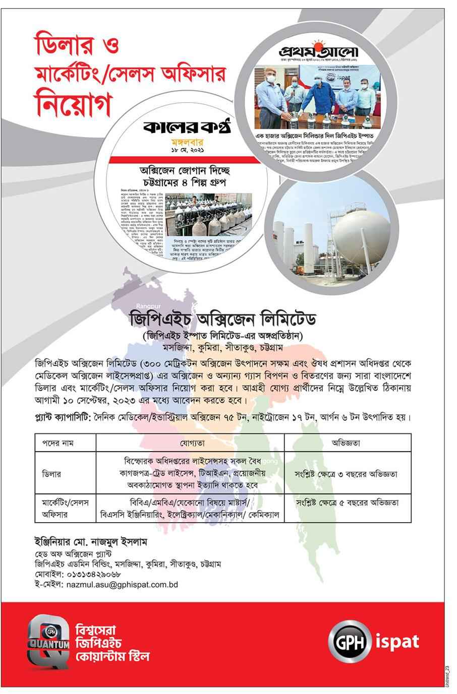 GPH Ispat  Job Circular